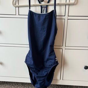 SPEEDO Navy Blue One-Piece Swimsuit
